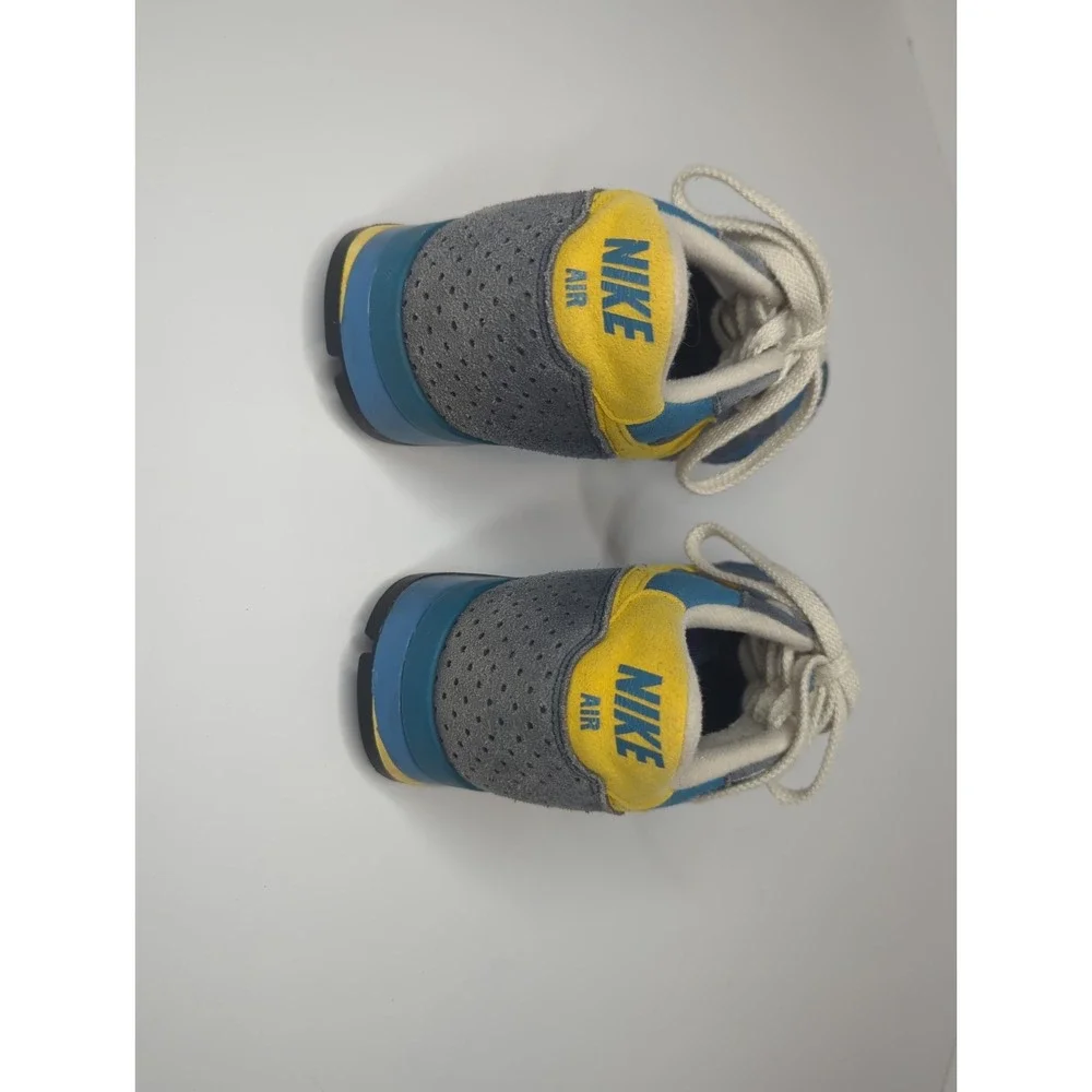 Nike Air Epic Blue Yellow 525249-474 Mens 8 Suede Retro Colorblock 2012
